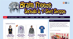 Desktop Screenshot of brainfreezesnoballs.com