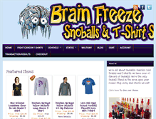 Tablet Screenshot of brainfreezesnoballs.com